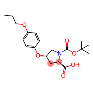 (2S,4S)-1-(TERT-BUTOXYCARBONYL)-4-(4-PROPOXY-PHENOXY)-2-PYRROLIDINECARBOXYLIC ACID