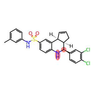 4-(3,4-dichlorophenyl)-N-(3-methylphenyl)-3a,4,5,9b-tetrahydro-3H-cyclopenta[c]quinoline-8-sulfonamide