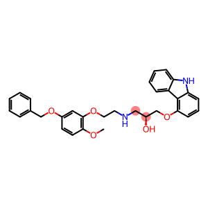 (S)-1-(9H-Carbazol-4-yloxy)-3-[[2-[2-methoxy-5-(phenylmethoxy)phenoxy]ethyl]amino]-2-propanol