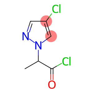 2-(4-chloro-1H-pyrazol-1-yl)propanoyl chloride