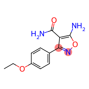 4-isoxazolecarboxamide, 5-amino-3-(4-ethoxyphenyl)-