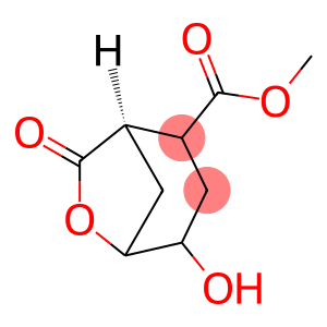 4t,5c-Dihydroxy-2c-methoxycarbonyl-cyclohexan-1r-carbonsaeure-5-lacton