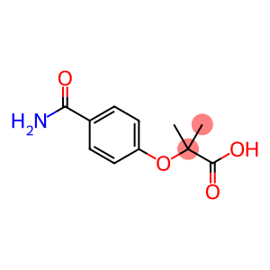 2-(4-CARBAMOYLPHENOXY)-2-METHYLPROPIONIC ACID