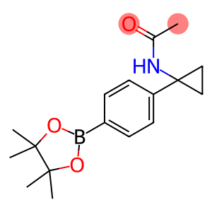 Acetamide, N-[1-[4-(4,4,5,5-tetramethyl-1,3,2-dioxaborolan-2-yl)phenyl]cyclopropyl]-