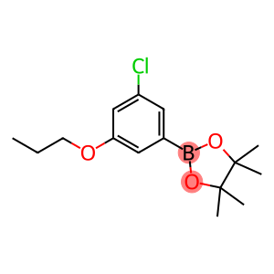 2-(3-氯-5-丙氧基苯基)-4,4,5,5-四甲基-1,3,2-二氧硼杂环戊烷