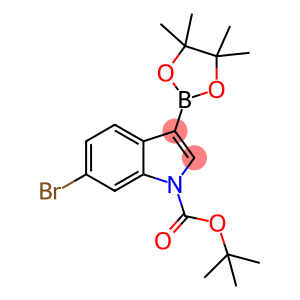 6-溴-3-(4,4,5,5-四甲基-1,3,2-二氧硼杂环戊烷-2-基)-1H-吲哚-1-羧酸叔丁酯