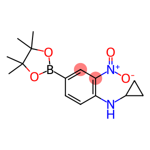 N-环丙基-2-硝基-4-(4,4,5,5-四甲基-1,3,2-二氧硼杂环戊烷-2-基)苯胺