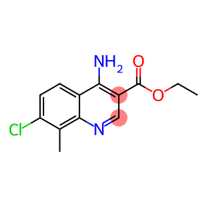 ethyl 4-amino-7-chloro-8-methylquinoline-3-carboxylate