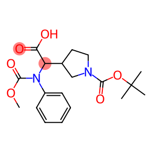 3-Pyrrolidineacetic acid,1-[(1,1-dimethylethoxy)carbonyl]-α-[[(phenylmethoxy)carbonyl]amino]-