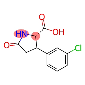 Proline, 3-(3-chlorophenyl)-5-oxo-