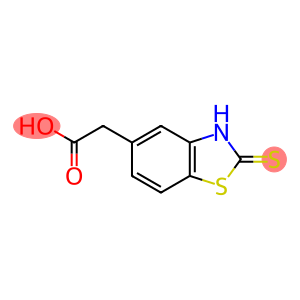 5-Benzothiazoleaceticacid,2,3-dihydro-2-thioxo-(9CI)