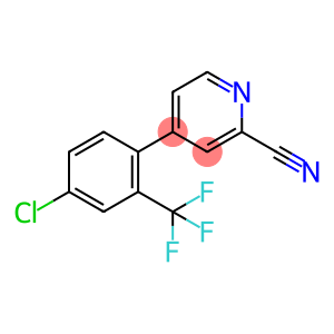 4-(4-Chloro-2-trifluoromethylphenyl)-pyridine-2-carbonitrile