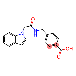 4-{[(1H-indol-1-ylacetyl)amino]methyl}benzoic acid