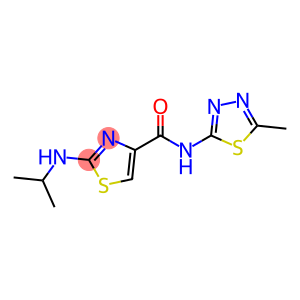 N-[(2E)-5-methyl-1,3,4-thiadiazol-2(3H)-ylidene]-2-(propan-2-ylamino)-1,3-thiazole-4-carboxamide