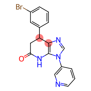 5H-Imidazo[4,5-b]pyridin-5-one, 7-(3-bromophenyl)-3,4,6,7-tetrahydro-3-(3-pyridinyl)-