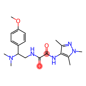 N-[2-(dimethylamino)-2-(4-methoxyphenyl)ethyl]-N'-(1,3,5-trimethylpyrazol-4-yl)oxamide