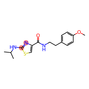 N-[2-(4-methoxyphenyl)ethyl]-2-(propan-2-ylamino)-1,3-thiazole-4-carboxamide