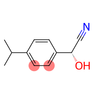 Benzeneacetonitrile, alpha-hydroxy-4-(1-methylethyl)-, (alphaR)- (9CI)