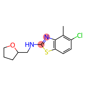 2-Benzothiazolamine, 5-chloro-4-methyl-N-[(tetrahydro-2-furanyl)methyl]-