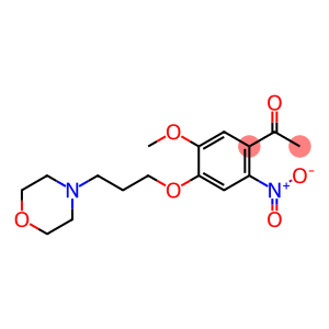 1-(5-Methoxy-4-(3-morpholinopropoxy)-2-nitrophenyl)ethanone