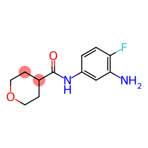 N-(3-Amino-4-fluorophenyl)tetrahydro-2H-pyran-4-carboxamide