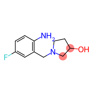 3-Pyrrolidinol, 1-[(2-amino-5-fluorophenyl)methyl]-