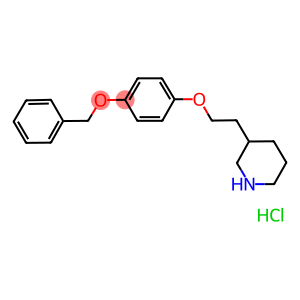 3-{2-[4-(Benzyloxy)phenoxy]ethyl}piperidinehydrochloride