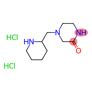 4-(2-Piperidinylmethyl)-2-piperazinonedihydrochloride