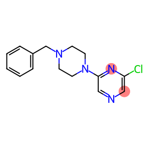 1-Benzyl-4-(6-chloro-2-pyrazinyl)piperazine