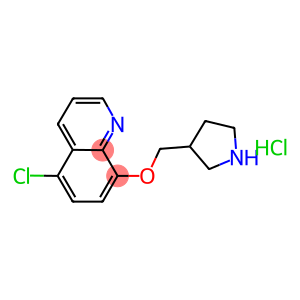 5-Chloro-8-(3-pyrrolidinylmethoxy)quinolinehydrochloride