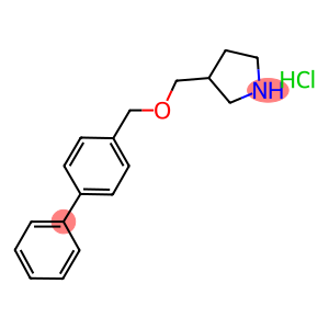 3-[([1,1'-Biphenyl]-4-ylmethoxy)methyl]-pyrrolidine hydrochloride