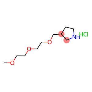 3-{[2-(2-Methoxyethoxy)ethoxy]methyl}pyrrolidinehydrochloride