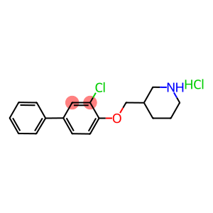 3-(((3-CHLORO-[1,1-BIPHENYL]-4-YL)OXY)METHYL)PIPERIDINE HYDROCHLORIDE