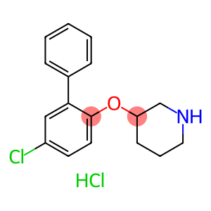 5-Chloro[1,1'-biphenyl]-2-yl 3-piperidinyl etherhydrochloride