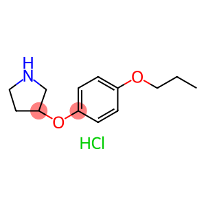 3-(4-Propoxyphenoxy)pyrrolidine hydrochloride