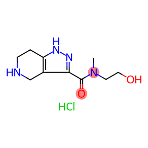 N-(2-Hydroxyethyl)-N-methyl-4,5,6,7-tetrahydro-1H-pyrazolo[4,3-c]pyridine-3-carboxamide hydrochlo
