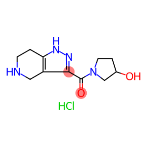 (3-HYDROXYPYRROLIDIN-1-YL)(4,5,6,7-TETRAHYDRO-1H-PYRAZOLO[4,3-C]PYRIDIN-3-YL)METHANONE HYDROCHLORIDE