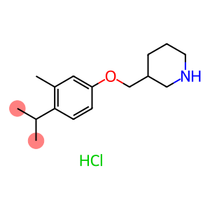 3-[(4-Isopropyl-3-methylphenoxy)methyl]piperidinehydrochloride