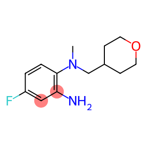 4-Fluoro-N~1~-methyl-N~1~-(tetrahydro-2H-pyran-4-ylmethyl)-1,2-benzenediamine