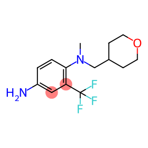 N1-METHYL-N1-((TETRAHYDRO-2H-PYRAN-4-YL)METHYL)-2-(TRIFLUOROMETHYL)BENZENE-1,4-DIAMINE