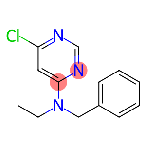 4-Pyrimidinamine, 6-chloro-N-ethyl-N-(phenylmethyl)-