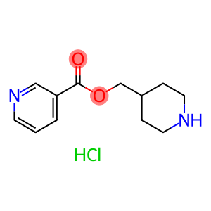 4-Piperidinylmethyl nicotinate hydrochloride