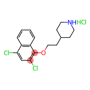 4-{2-[(2,4-Dichloro-1-naphthyl)oxy]-ethyl}piperidine hydrochloride