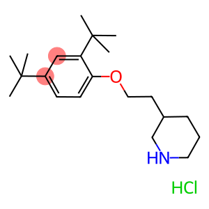 3-{2-[2,4-Di(tert-butyl)phenoxy]ethyl}piperidinehydrochloride