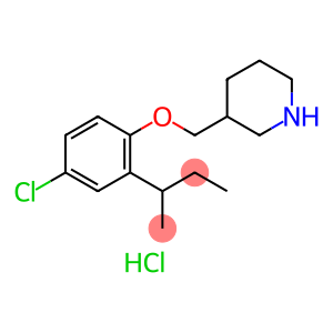 3-[(2-butan-2-yl-4-chlorophenoxy)methyl]piperidine