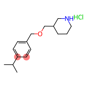 3-{[(4-Isopropylbenzyl)oxy]methyl}piperidinehydrochloride