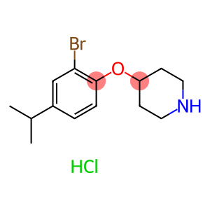 4-(2-Bromo-4-isopropylphenoxy)piperidinehydrochloride