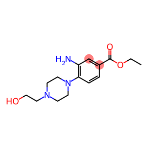 Ethyl 3-amino-4-[4-(2-hydroxyethyl)-1-piperazinyl]benzoate