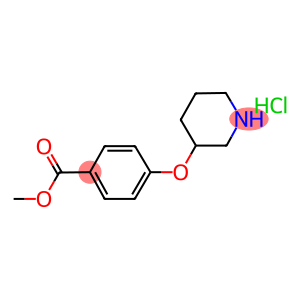 METHYL 4-(PIPERIDIN-3-YLOXY)BENZOATE HYDROCHLORIDE