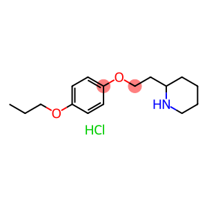 4-[2-(2-Piperidinyl)ethoxy]phenyl propyl etherhydrochloride